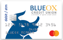 BlueOx Credit Union Debit Card